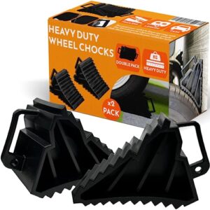 Xtremeauto Heavy Duty Wheel Chocks X2 Pack - Caravan Chock