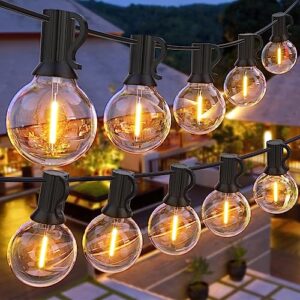 Outdoor Festoon Lights Mains Powered 15M/50FT