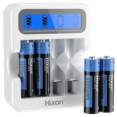 Hixon AA Rechargeable 1.5V Lithium Battery
