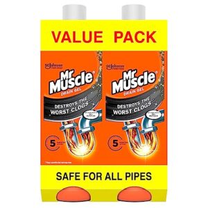 Mr Muscle Gel Drain Unblocker 2 x 1 Litre