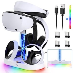 Upgraded Charging Dock for PS VR2 with RGB Light