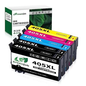 Greenjob 405XL Ink Cartridges Multipack Replacement for Epson 405 XL Compatible with Workforce Pro WF-3820 WF-4820 WF-7310 WF-7830 WF-7835 WF-7840 WF-3825 WF-4825 WF-4830 Printer (5-Pack)