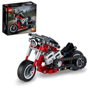 LEGO 42132 Technic Motorcycle to Adventure Bike 2 in 1 Model Building Set