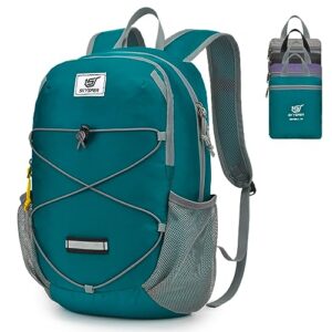 SKYSPER Foldable Hiking Backpack - 12L Small Travel Rucksack for Women Men Mini Lightweight Bagpack Outdoor Packable Daypack