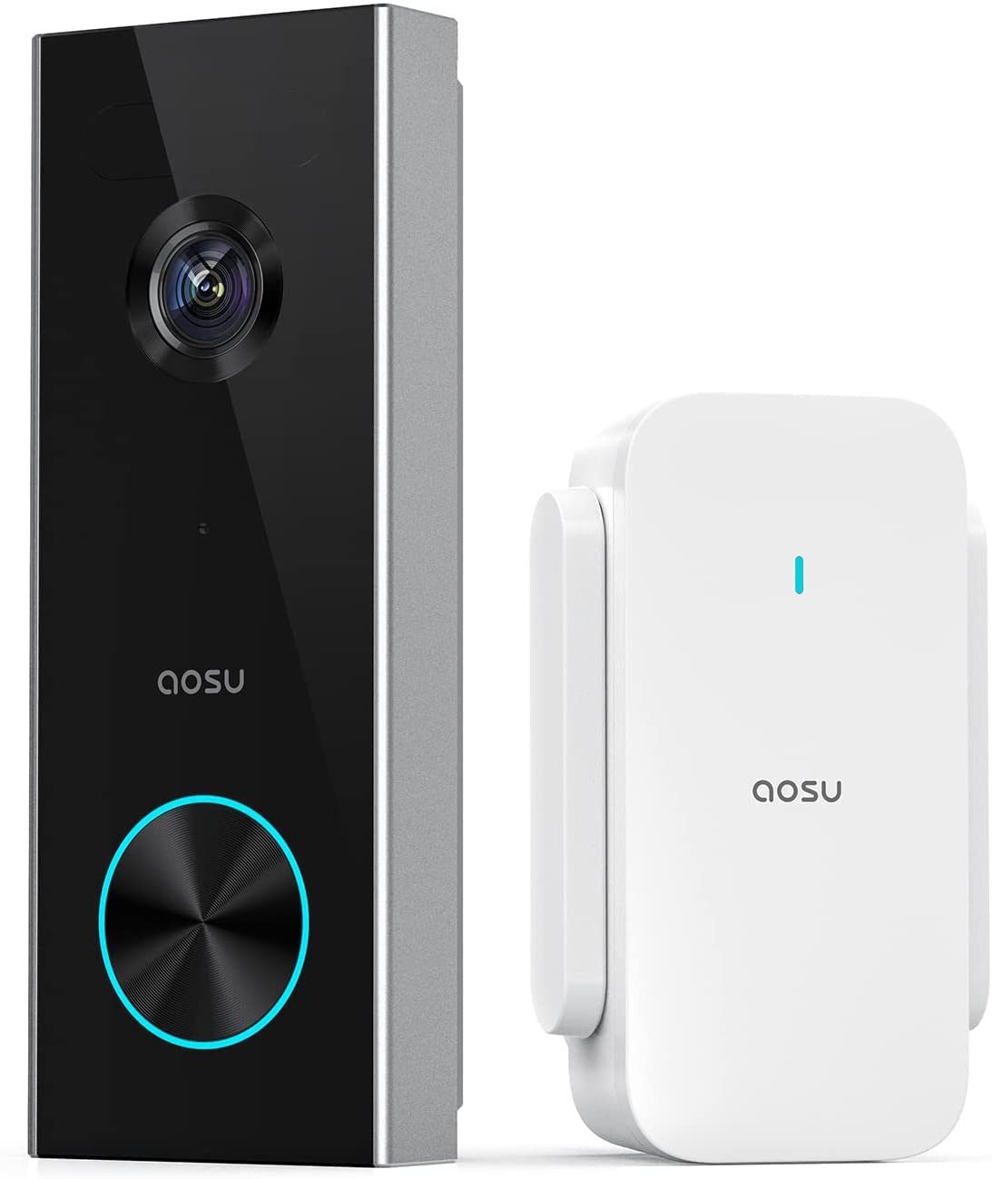 AOSU Video Doorbell Wireless HD 2K Doorbell Camera with Chime