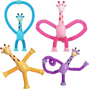 Telescopic Suction Cup Giraffe Toy