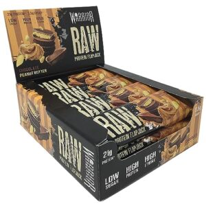 Warrior RAW Protein Flapjack Bars Pack of Bars WAR1012100104