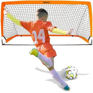 ezmove Portable Football Goal Set for Kids - Includes Football Net