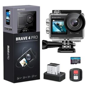 AKASO Brave 4 Pro Action Camera with 64GB microSDXC Memory Card
