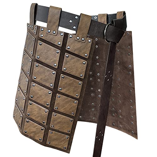 HiiFeuer Medieval Faux Leather Thigh Armor