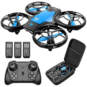 4DRC Mini Drone for Kids Hand Operated RC Quadcopter with 3 Batteries Longer Flight Time