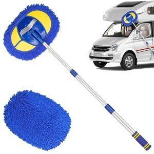 Bemece 2 Pieces Chenille Mop Heads for Car Cleaning Brush