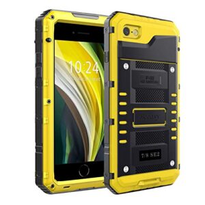 Beeasy Case for iPhone SE 2022/SE 2020 Shockproof Waterproof Built-in Screen Protector