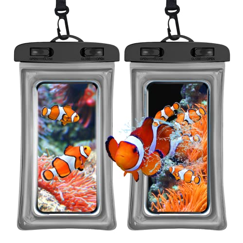 Angozo Waterproof Phone Pouch Case - 【2 Pack】 Waterproof Phone Case for Swimming