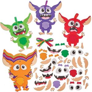Baker Ross FX859 Gremlin Mix and Match Decoration Kits - Pack of 8