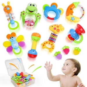 Baby Rattles Toys 0-6 Months