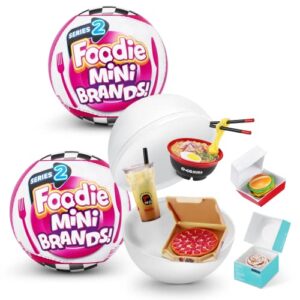 5 Surprise 77439 Foodie Mini International (2 Pack) Mystery Capsule Real Miniature Brands Collectible Toy
