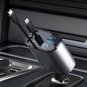 Aimtel Retractable Car Charger 60W