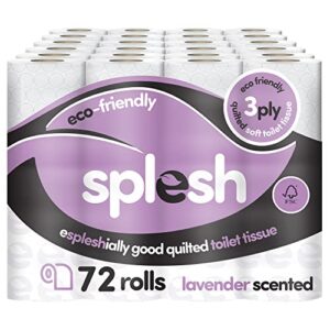 Splesh by Cusheen Toilet Roll Bulk Buy (72 Toilet Rolls) - Eco-Friendly