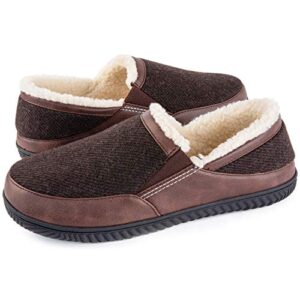ULTRAIDEAS Men's Memory Foam Slippers with Cozy Fleece Lining