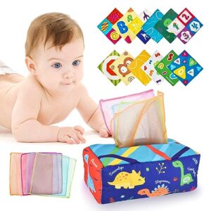 AUOKAI Baby Tissue Box Toy