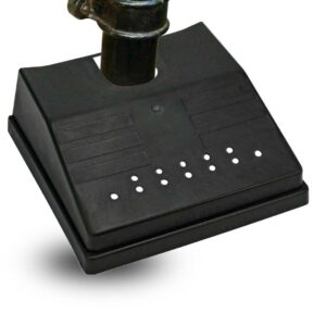 mark2buy Drain Cover - Black Plastic Outdoor Heavy Duty Drain Gaurd - Garden Gutter Pipe Protector - Prevents Drains Blockages