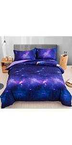 galaxy reversible duvet cover bedding