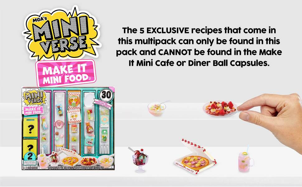 MGA's Miniverse Make It Mini Food Multipack