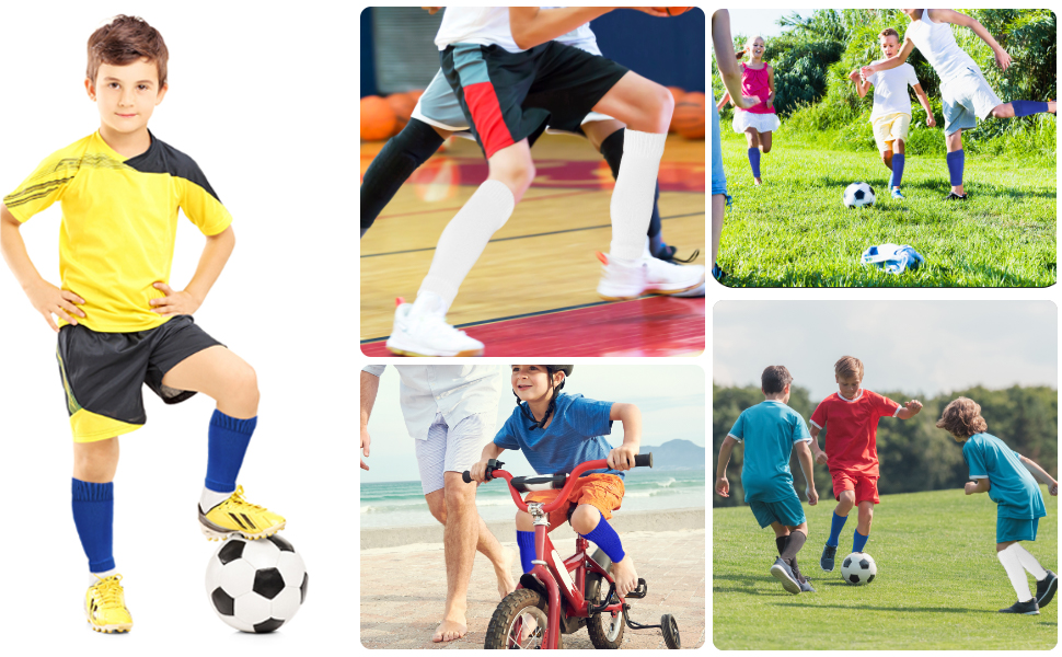 3 Pairs Football Sock Sleeves