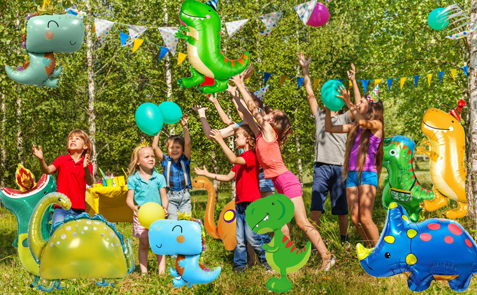 dinosaur balloons