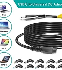 usb c to dc plug cable