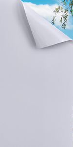 white blackout window film