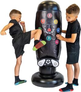 Kids Inflatable Punch Bag - Interactive Kids Punching Bag and Kids Toys; Punching Bag for Kids - a Free Standing Punch Bag for Kids