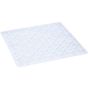 Non Slip Bath Mat Shower Mats Anti Mould for Bathroom and Bathtub with Large Suction Cup and Thickened Rubber Backing Long 53 * 53cm