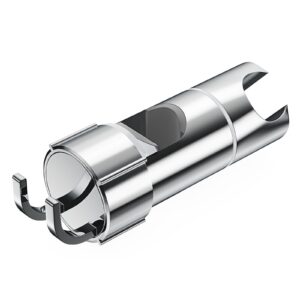 Alyvisun Adjustable Shower Head Holder with 2 Hooks