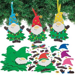 Baker Ross FX858 Christmas Tree Gonk Mix and Match Decoration Kits - Pack of 8
