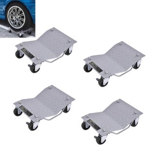 GiantexUK 4 Pack Tire Wheel Dollies