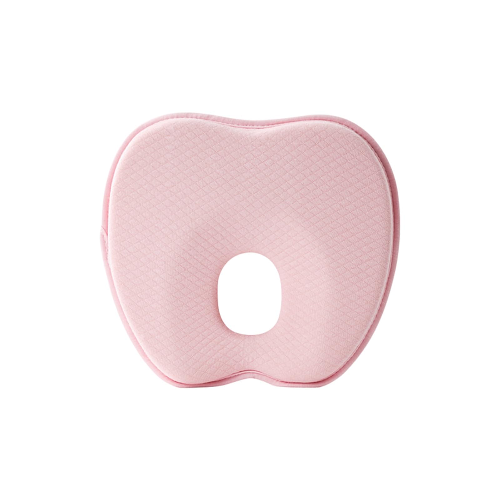 Eghunooye Baby Head_Pillow for Sleeping Breathable Head_Pillow with Prevent Flat Head Syndrome for Newborn Infant Head Neck Support (Pink