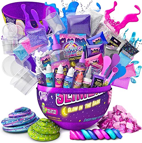 GirlZone Egg Surprise Galaxy Slime Kit