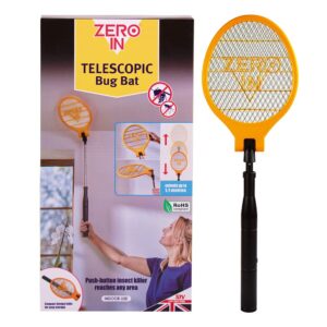 Zero In Telescopic Bug Bat Swatter. Battery Powered. Compactable