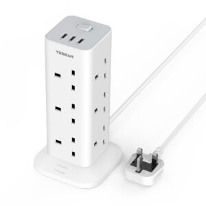 Tower Extension Lead with 3 USB Slots