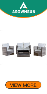 rattan 4 seater garden furniture
