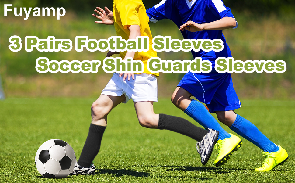 3 Pairs Football Sock Sleeves