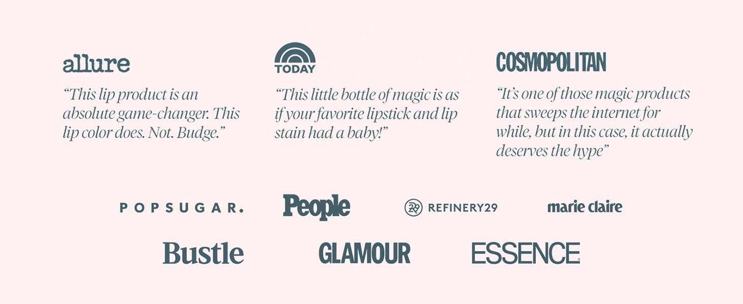 lip stain featured in