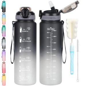 CodiCile 1L Water Bottle with Straw