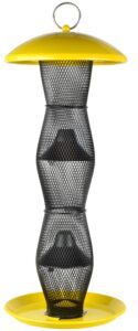 Supa Large Wild Bird Niger Seed Feeder With Tray Is Designed to Attracts many different varieties of the Finch family