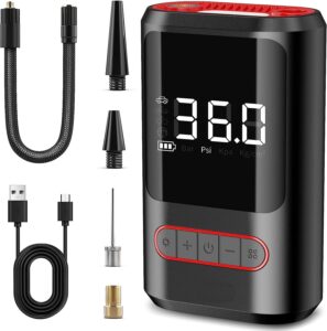 Cordless Tyre Inflator Air Compressor - Rechargeable Battery