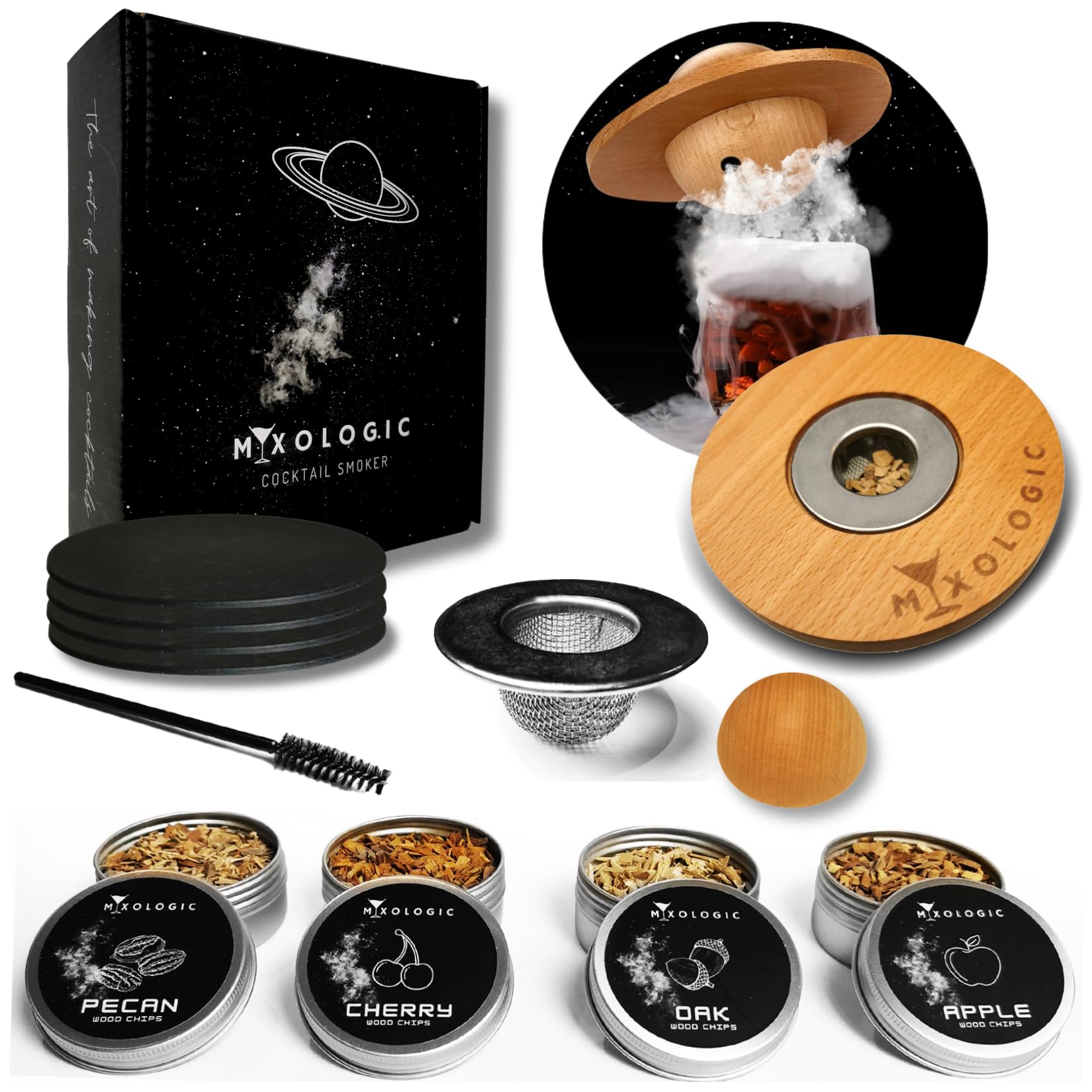 MIXOLOGIC Cocktail Smoker Kit