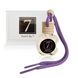 Scent By 7 Exotic Tropic Car Air Fresheners - Long Lasting Air Freshener - Ideal Car Accessories - for Men and Women - Perfect Air Fresheners for Bathroom and Home Fragrance
