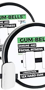 gumbells, gum-bells, Jaw, jawline exerscise, exerciser, face, neck, double chin, chewing gum